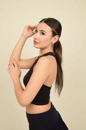 بادی مشکی زنانه یقه دوچرخه DANZY - کد 810326100