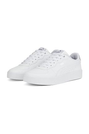 کفش اسنیکر سفید زنانه چرم اصل Puma - کد 313155607