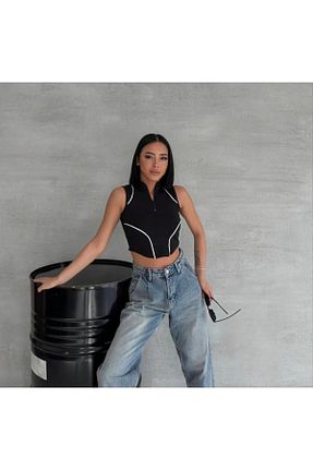 بادی مشکی زنانه یقه دوچرخه DEEFWEAR - کد 810512459