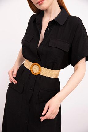کمربند قهوه ای زنانه حصیر Sue Store - کد 811061473