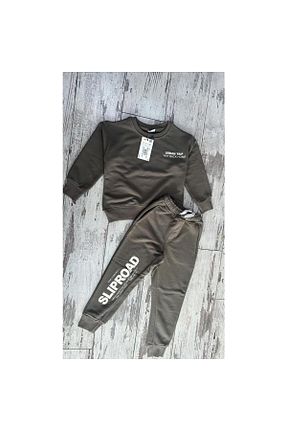 ست بالاتنه و پائین تنه طوسی بچه گانه بافتنی 3E1D Store - کد 811063781