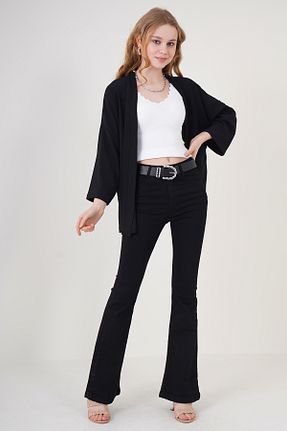 کیمونو و کافتان مشکی زنانه لیکرا Bigdart - کد 269571489