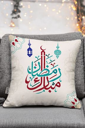 کوسن و روکش کوسن سفید مخمل Hayal Dekoratif - کد 810671328