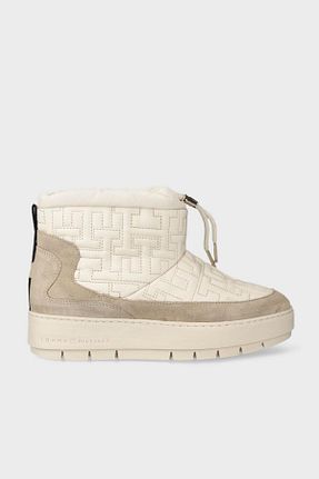 بوت / نیم بوت سفید زنانه جیر Tommy Hilfiger - کد 773882754