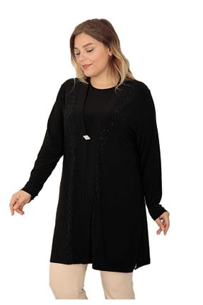 بلوز حجاب مشکی زنانه سایز بزرگ Genel Markalar - کد 811011862