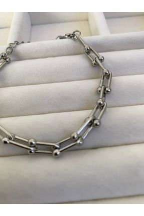 دستبند استیل زنانه فولاد ( استیل ) کد 811197799