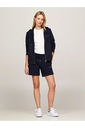 شلوارک و برمودا سرمه ای زنانه پنبه - پلی استر - الاستین Tommy Hilfiger - کد 810175438