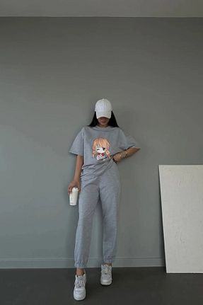 ست بالاتنه و پائین تنه سفید زنانه بافت ZEMLİYA - کد 810580359