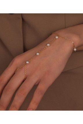 شاهمران جواهر طلائی زنانه منجق hbtasarim - کد 810760102