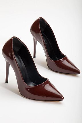 کفش مجلسی زرشکی زنانه چرم لاکی Mc vay Shoes - کد 811173426