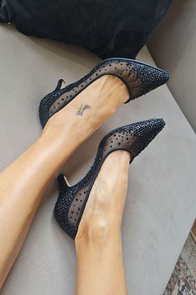 کفش مجلسی مشکی زنانه پاشنه پلتفرم Topukla Footwear - کد 811196051