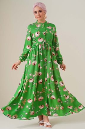 لباس سبز زنانه اورسایز بافتنی کد 314200174