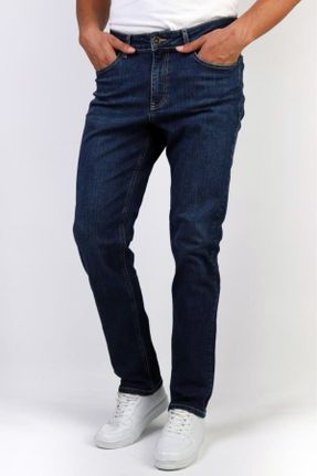 شلوار جین آبی مردانه پاچه ساده کد 810522944