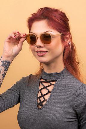عینک آفتابی بژ زنانه پلاریزه By Donetto - کد 378355094