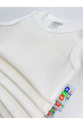 بادی و سرهمی نوزادی سفید بچه گانه %100 پنبه EFU BABY - کد 810660769