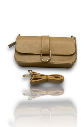 کیف دوشی قهوه ای زنانه چرم مصنوعی biggbag - کد 772120287