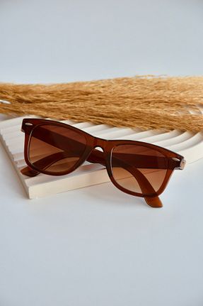 عینک آفتابی قهوه ای زنانه UV400 LOOKUP NEW - کد 810858328