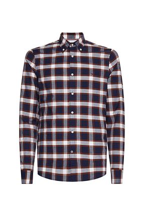 پیراهن مشکی مردانه یقه دکمه دار Tommy Hilfiger - کد 660044468