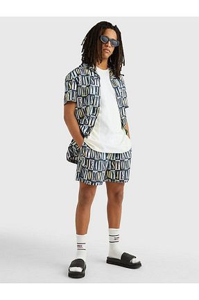 شلوارک و برمودا سرمه ای مردانه Relaxed Tommy Hilfiger - کد 696145060