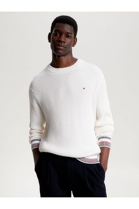 پلیور سفید مردانه Saç Örgü Tommy Hilfiger - کد 759360208