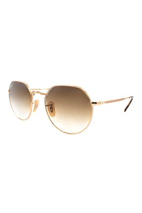 عینک آفتابی طلائی زنانه 53 Ray-Ban - کد 807110040