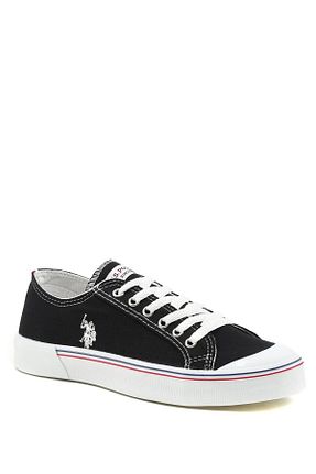 کفش اسنیکر مشکی مردانه بند دار U.S. Polo Assn. - کد 811842024