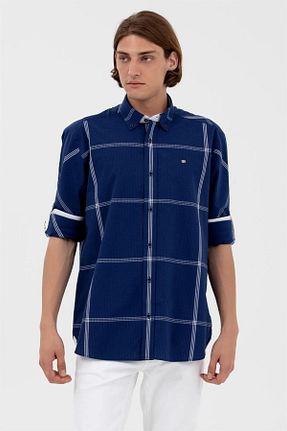 پیراهن سرمه ای مردانه اسلیم فیت U.S. Polo Assn. - کد 694420352