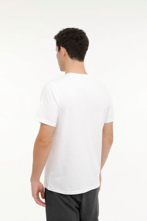 تی شرت سفید مردانه رگولار کد 811859819