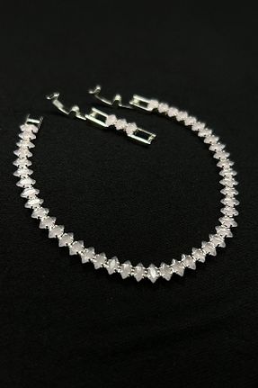 دستبند استیل (فولاد) صورتی زنانه استیل ضد زنگ Serelia - کد 812040017