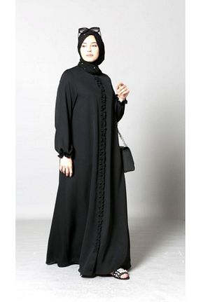 کلاه و ابایا رنگی زنانه جین Ferraceci - کد 811341350