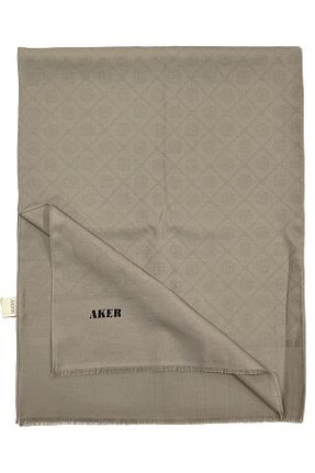 شال طوسی زنانه پنبه پلی استر Aker - کد 784816910