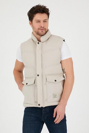 جلیقه اسپرت بژ مردانه پلی استر Stilkombin - کد 812052789