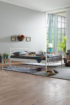 چارچوب تخت سفید فلزی Unimet - کد 3105981