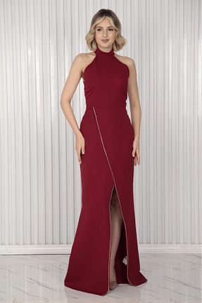 لباس مجلسی و فارغ التحصیلی زرشکی زنانه بافتنی Ceylen - کد 736288151