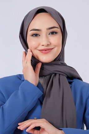 شال طوسی زنانه پلی استر HAREM SCARF - کد 811782323