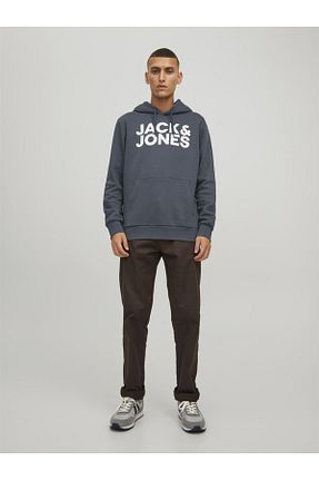 سوئیشرت آبی مردانه ساده Jack & Jones - کد 335042831
