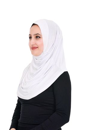 کلاه شنای حجاب سفید زنانه Sensu - کد 811866175