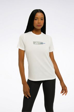 تیشرت سفید زنانه رگولار Reebok - کد 811873043