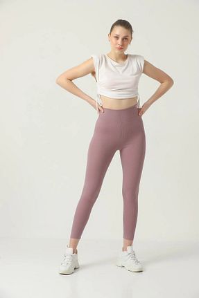 ساق شلواری بنفش زنانه بافت byhaziran butik - کد 811877943