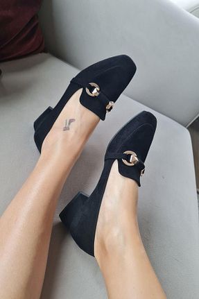 کفش کلاسیک مشکی زنانه پاشنه کوتاه (1 - 4 سانتی متر) Topukla Footwear - کد 812075373