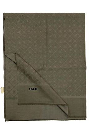 شال طوسی زنانه پنبه پلی استر Aker - کد 784817607
