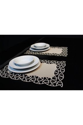 رومیزی قهوه ای HUZUR ÇEYİZ - کد 812051624