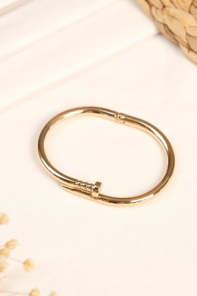 دستبند جواهر طلائی زنانه روکش طلا کد 811278507