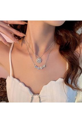 گردنبند استیل ( فولاد ) سفید زنانه استیل (فولاد) Acousticworld - کد 811392995