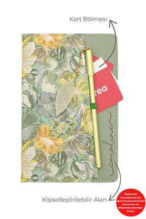 دفتر سبز Yumuşak giftcrea - کد 798996586