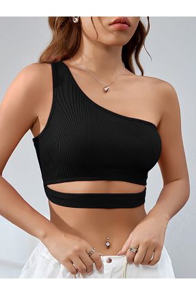 بلوز مشکی زنانه ساده Asfa Moda - کد 811689907