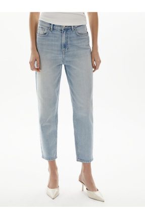 شلوار جین آبی زنانه پاچه لوله ای جین استاندارد کد 738591141