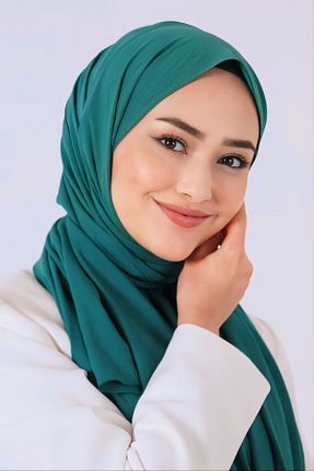 شال سبز زنانه پلی استر HAREM SCARF - کد 811773870