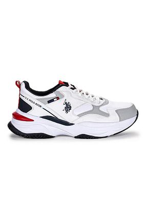 کفش پیاده روی سفید مردانه میکروفیبر U.S. Polo Assn. - کد 662131044