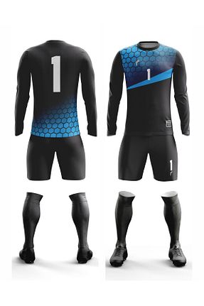 لباس فرم دروازه بان مشکی مردانه Freysport - کد 812046279